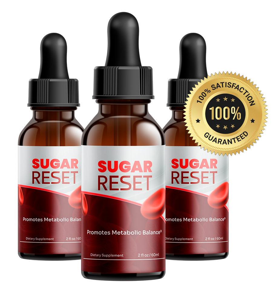 Sugar Reset bottle with 60-day guarantee seal